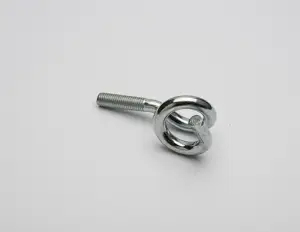 Threaded curled hook, 40 mm - cod.AN0470