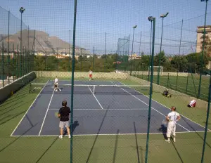 Green tennis court fencing net - cod.RE0303