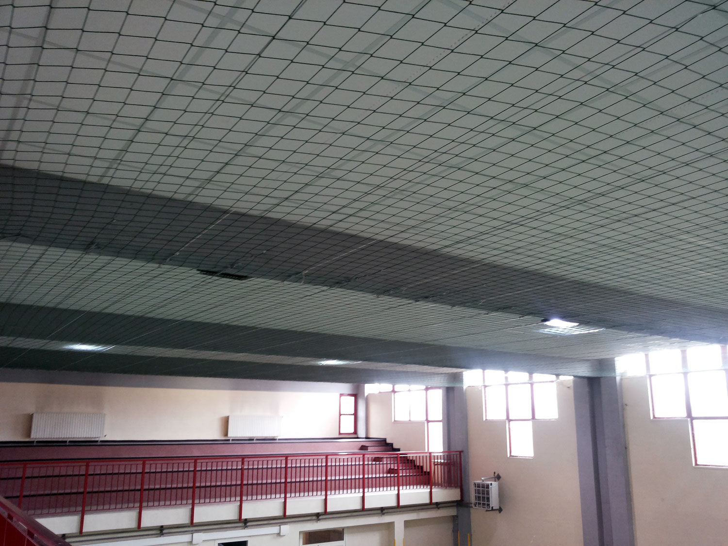 Gym false ceiling protection net Cod. RE0310L