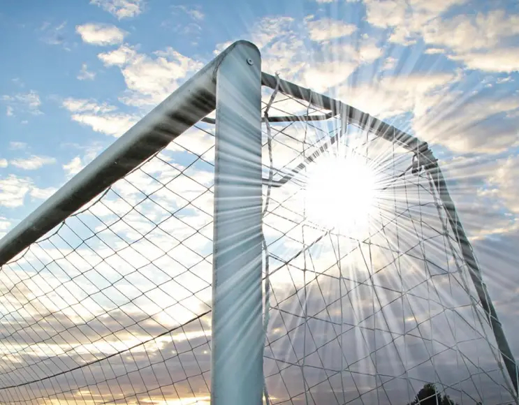 Football net, regulation Mundial Net measurement