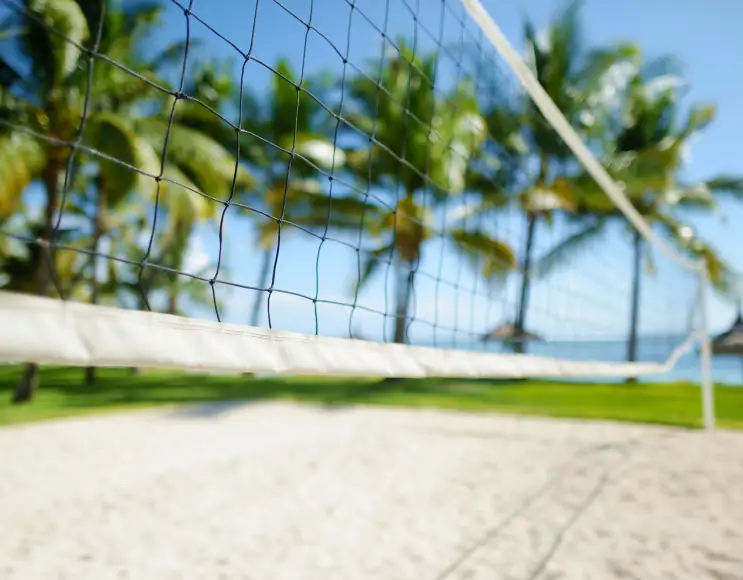 Made-to-measure mini-volleyball net