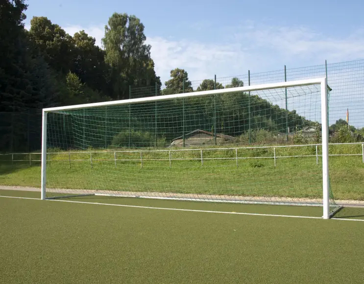 Football goals with divisible crossbar