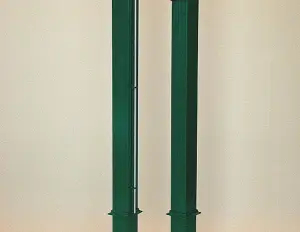 Square section galvanised and painted tennis poles - cod.TE100.02