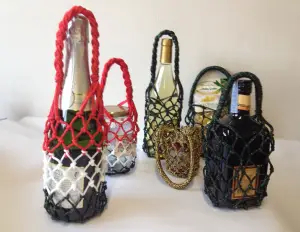 Bottle carrying net. Minibag for objects - cod.DE0001