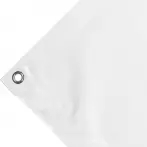 High-strength PVC tarpaulin box cover, 650g/sq.m Waterproof. White. Standard round eyelets 17 mm - cod.CMPVCB-17T