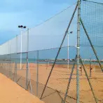 White tennis courts fencing net et beach tennis - cod.RE0303B