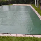 Swimming pool covering tarpaulin in PE 230 economy gr with eyelets - cod.PI230VO