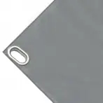 High-strength PVC tarpaulin box cover, 650g/sq.m Waterproof. Grey. Oval eyelets 40x20 mm - cod.CMPVCGR-40O