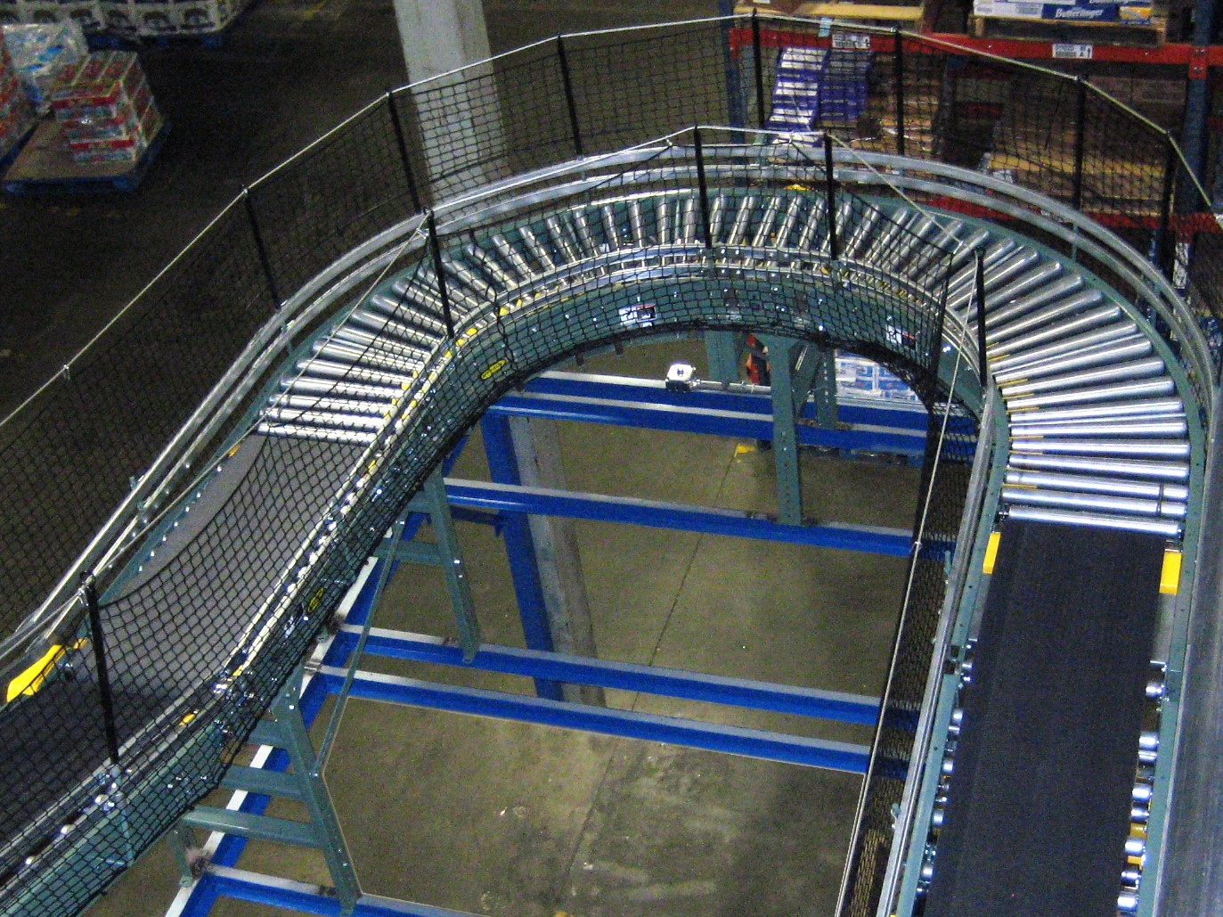 Fall protection net for conveyor belts Cod. AN040750