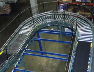 Fall protection net for conveyor belts - cod.AN0407-50