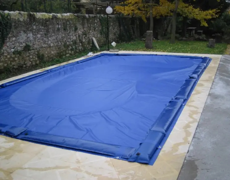 Bâche de couverture piscine en pvc 650 gr/mq - Cod. PI650B