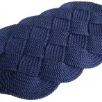 Hand woven rope doormat. Elba model - cod.ZB580ABL