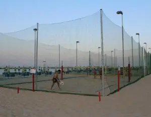 Green color volleyball fence net - cod.PVRE0301V