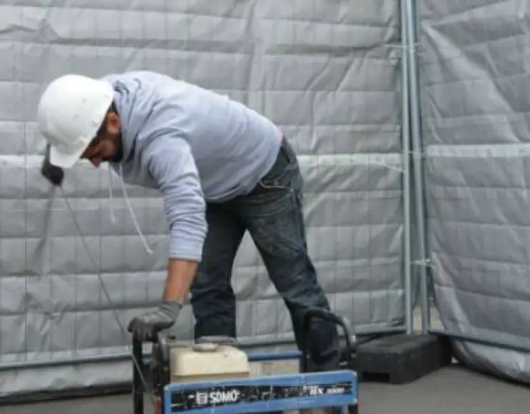 Double pvc soundproofing sheet, m. 20x1.25