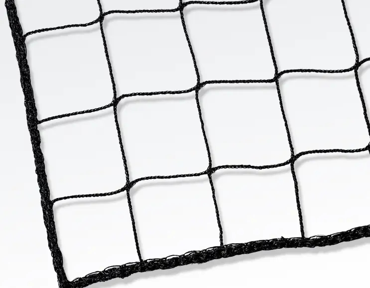 Aviary net for breeding hens and chickens, 75 mm black color
