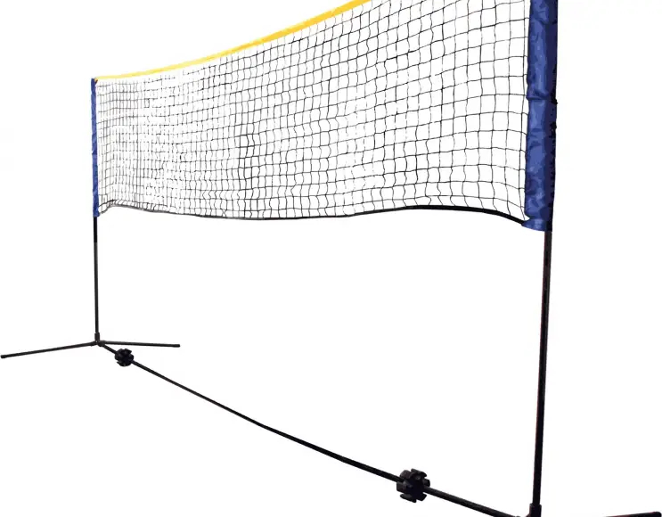 Freestanding tennis badminton set with bag