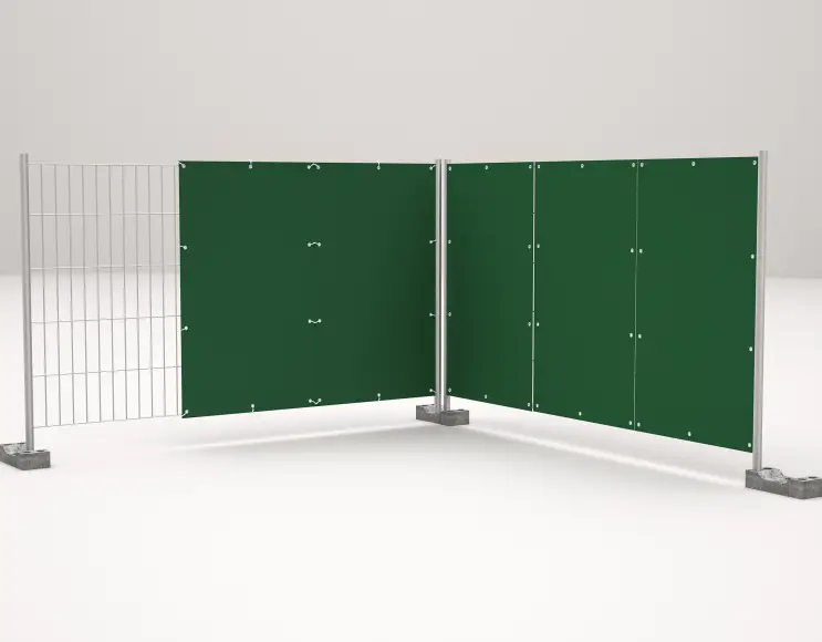Sound-absorbing sheet for construction site fencing