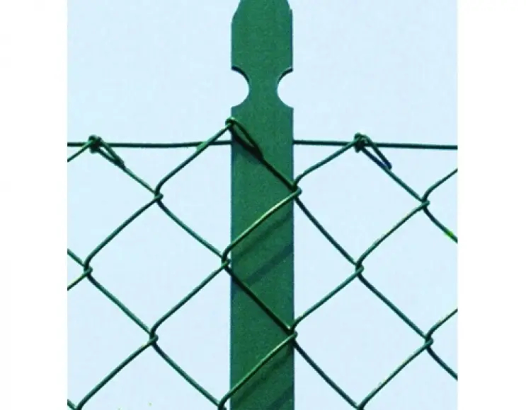 T-post for wire mesh