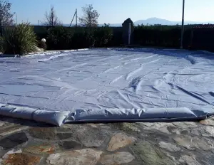 Pool cover in pvc 400 gr with - cod.PI400FA