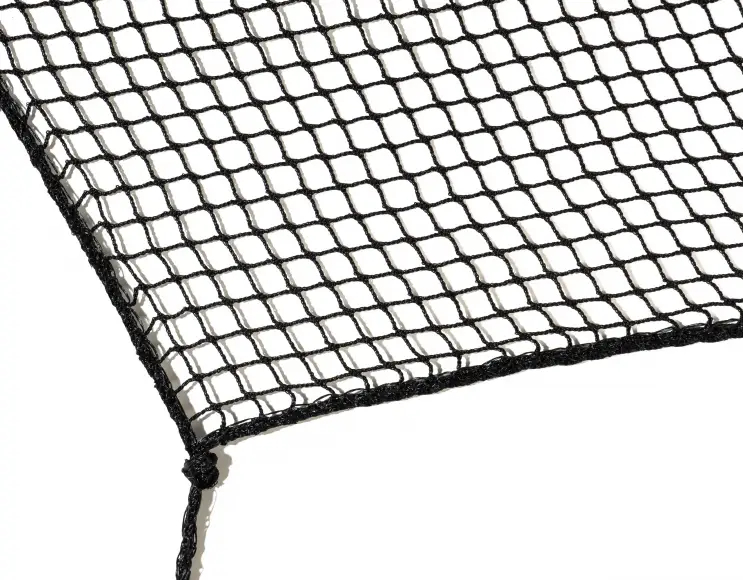Fall protection net for shelving
