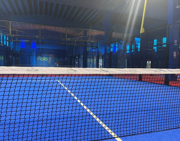 Padel net with personalized print
