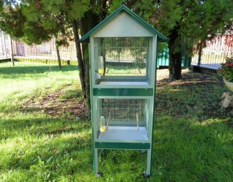 Rectangular aviary size 50x40x152 cm