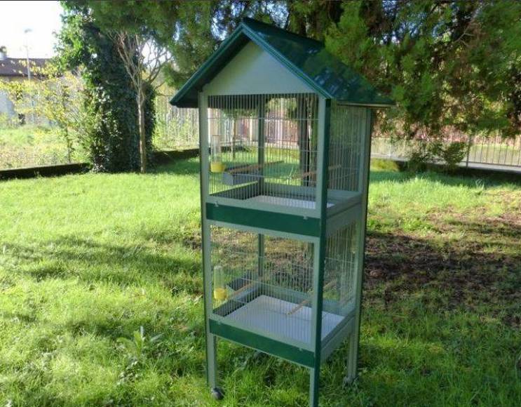 Rectangular aviary size 50x40x152 cm