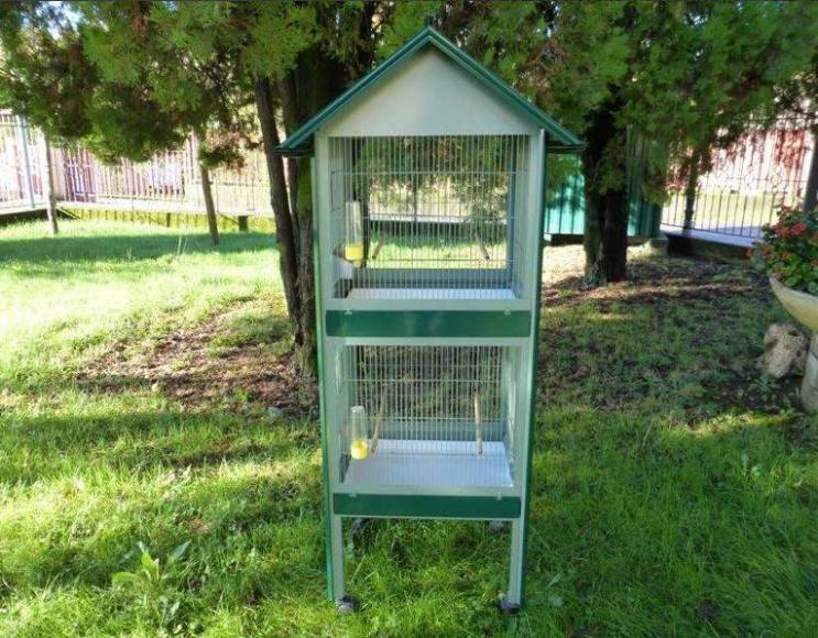 Rectangular aviary size 50x40x152 cm