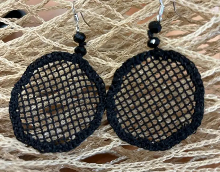 Jessica mesh earring