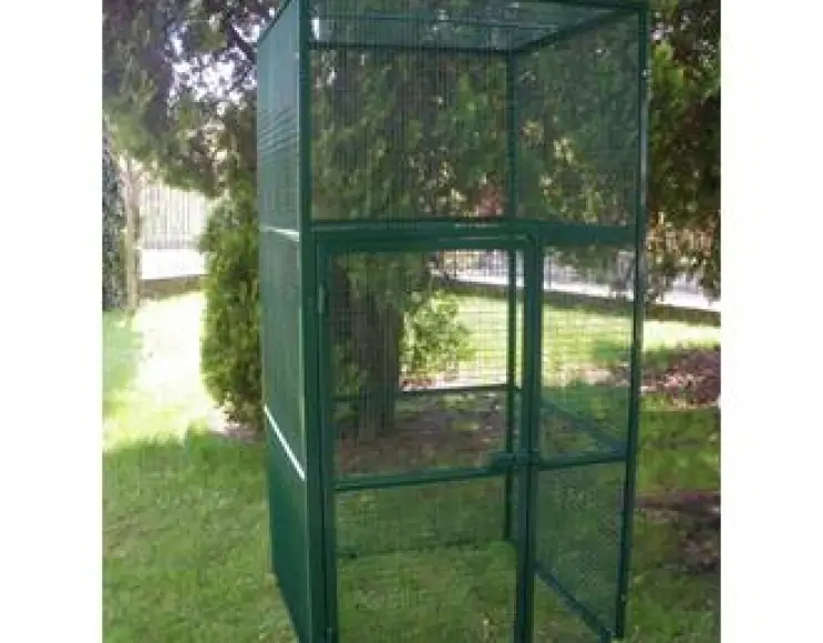 Aviary m 1x1x2 h. with 12x25 mesh