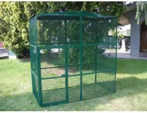 Aviary m. 2X1X2 h. with 12x25 or 25x25 mesh - cod.PAN108C