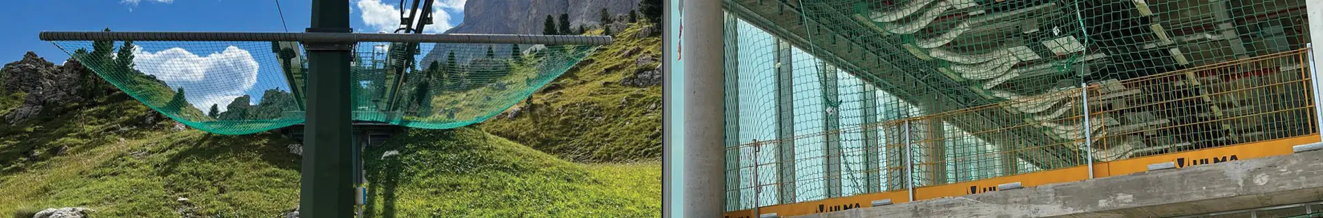 Fall protection nets and sheets for construction and safety