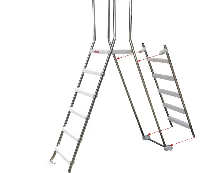 STAINLESS STEEL LADDER TOP