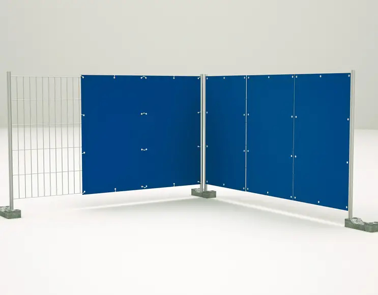 Sound-absorbing sheet for construction site fencing