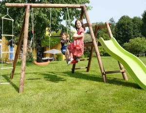 Jasmine set: swing + horse + slide + rope ladder - cod.SOAL1347