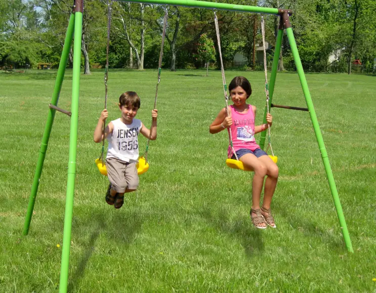Pongo two-seater metal swing