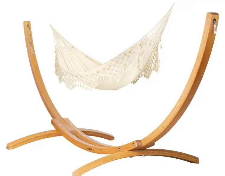 Classic hammock WITH FRINGES CREAM model