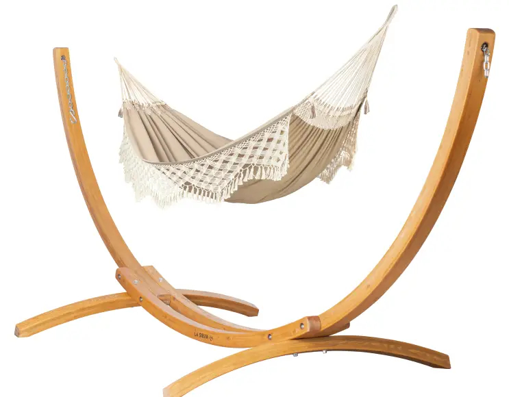 Classic hammock WITH FRINGES model NUTMEG