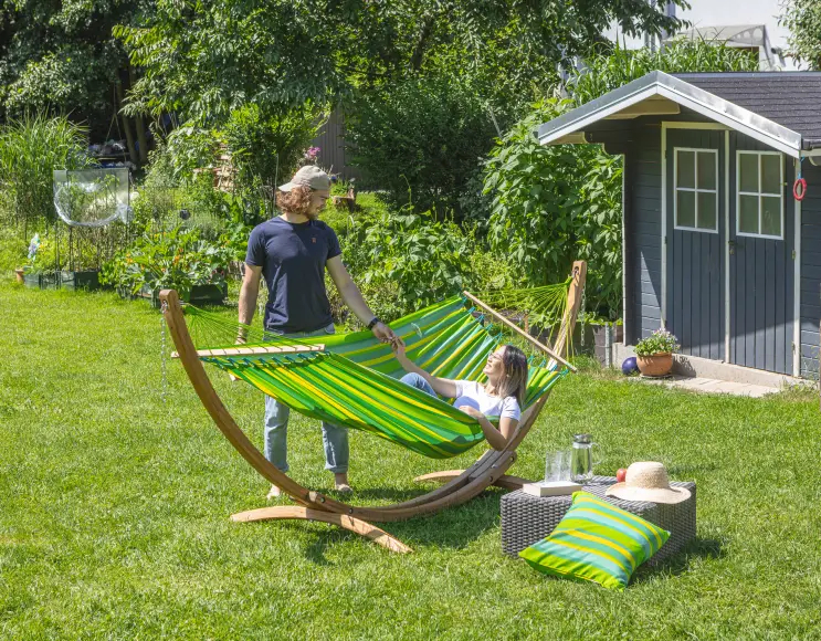 HAMMOCK WITH STICK MODEL LIME