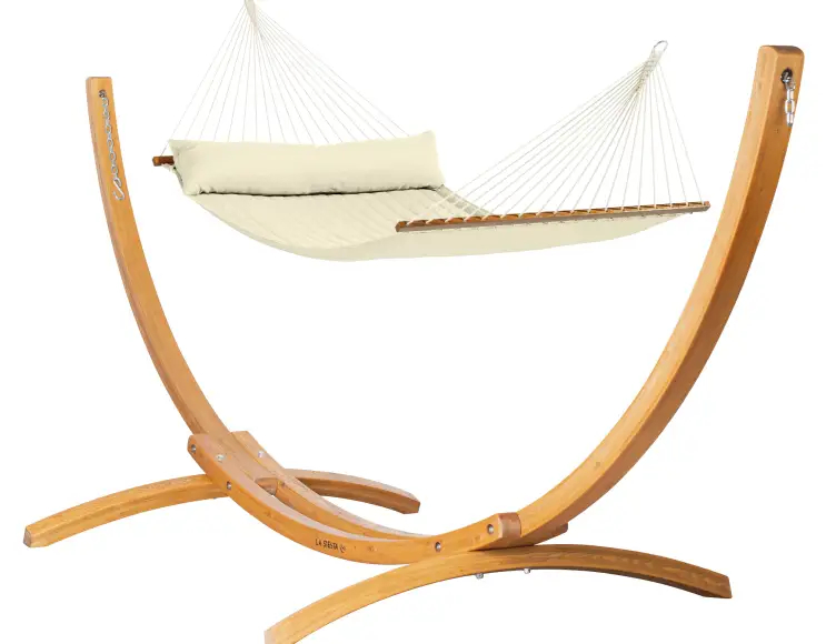 VANILLA HAMMOCK WITH STICK, PADDED TOWEL AND CUSHION