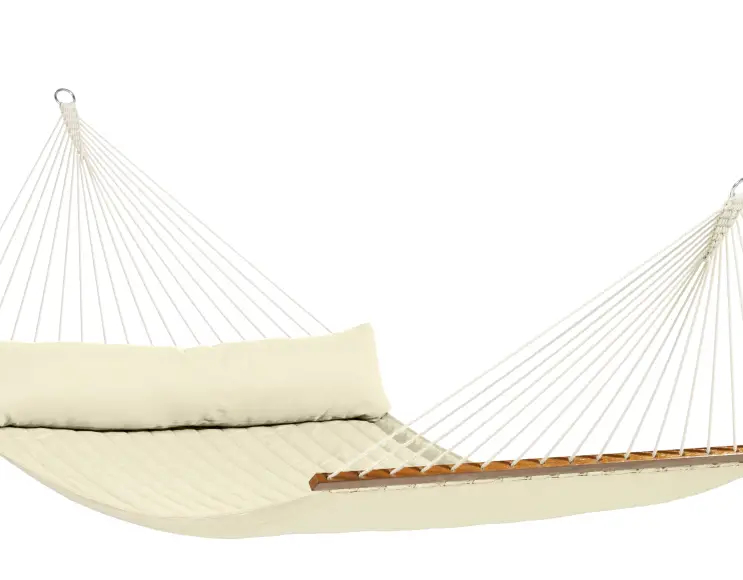 VANILLA HAMMOCK WITH STICK, PADDED TOWEL AND CUSHION