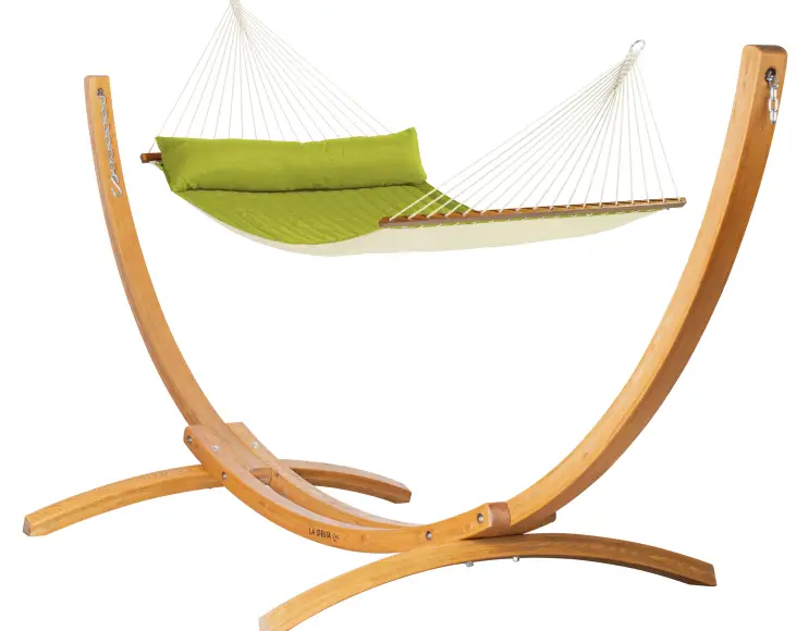 AVOCADO HAMMOCK WITH STICK, PADDED TOWEL AND CUSHION