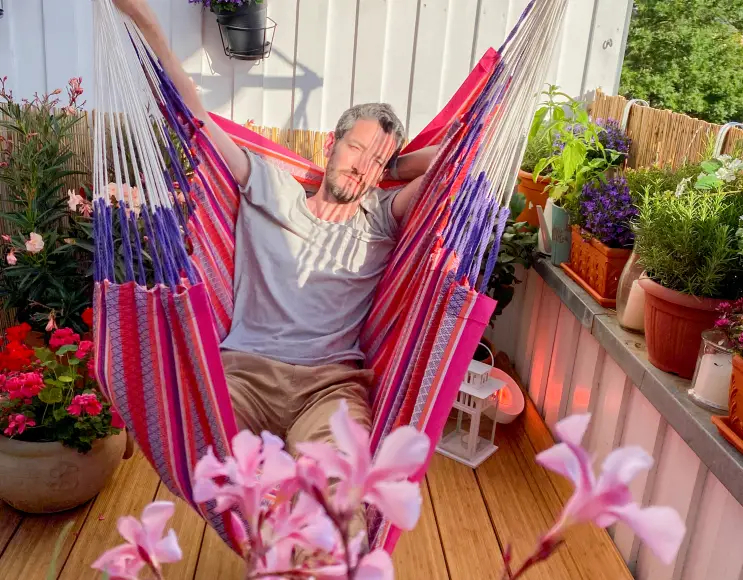 Hammock FLAMINGOmodel hanging chair