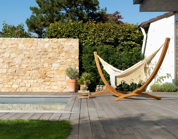 WOODEN STAND FOR HAMMOCKS