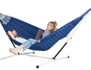 SUPPORT FOR HAMMOCKS IN PAINTED STEEL - cod.AMACCIAIO