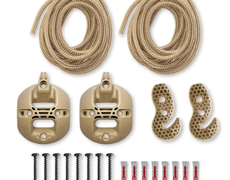 DOUBLE SCREW FIXING KIT FOR HAMMOCKS