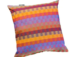 CUSHION COVER IN ORGANIC COTTON  FLORA - cod.SICAP5S-27