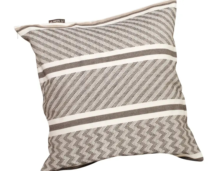 CUSHION COVER IN ORGANIC COTTON ZEBRA