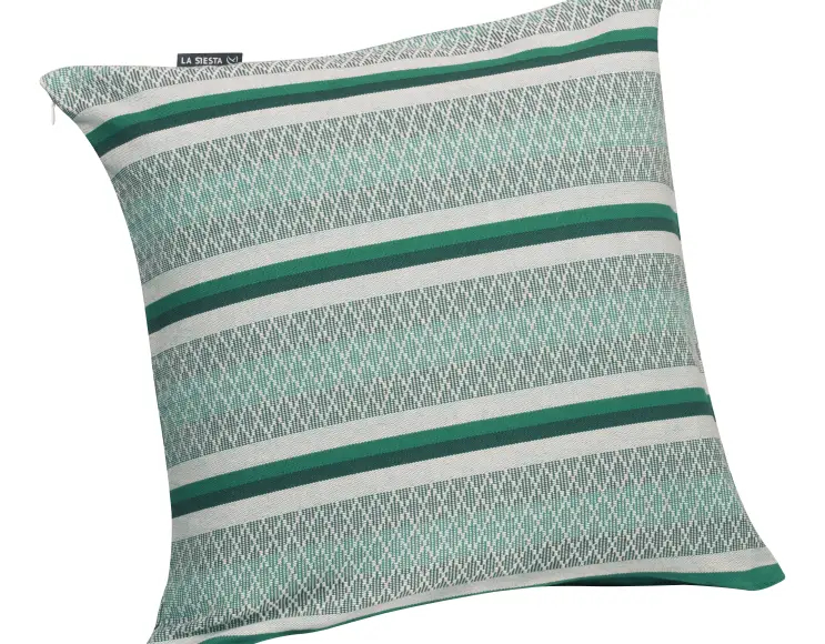 CUSHION COVER IN ORGANIC COTTON  AGAVE