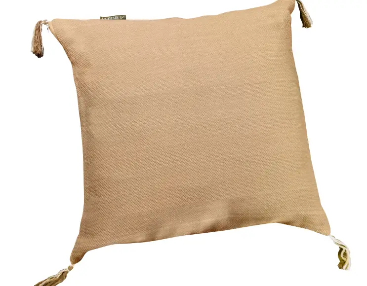 CUSHION COVER IN ORGANIC COTTON NUTMEG